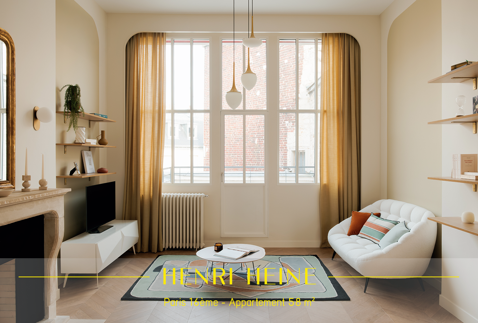 Rénovation intégrale d'un 2 pièces avec terrasse Paris 16